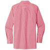 Port Authority Women's Rich Red/White Broadcloth Gingham Easy Care Shirt