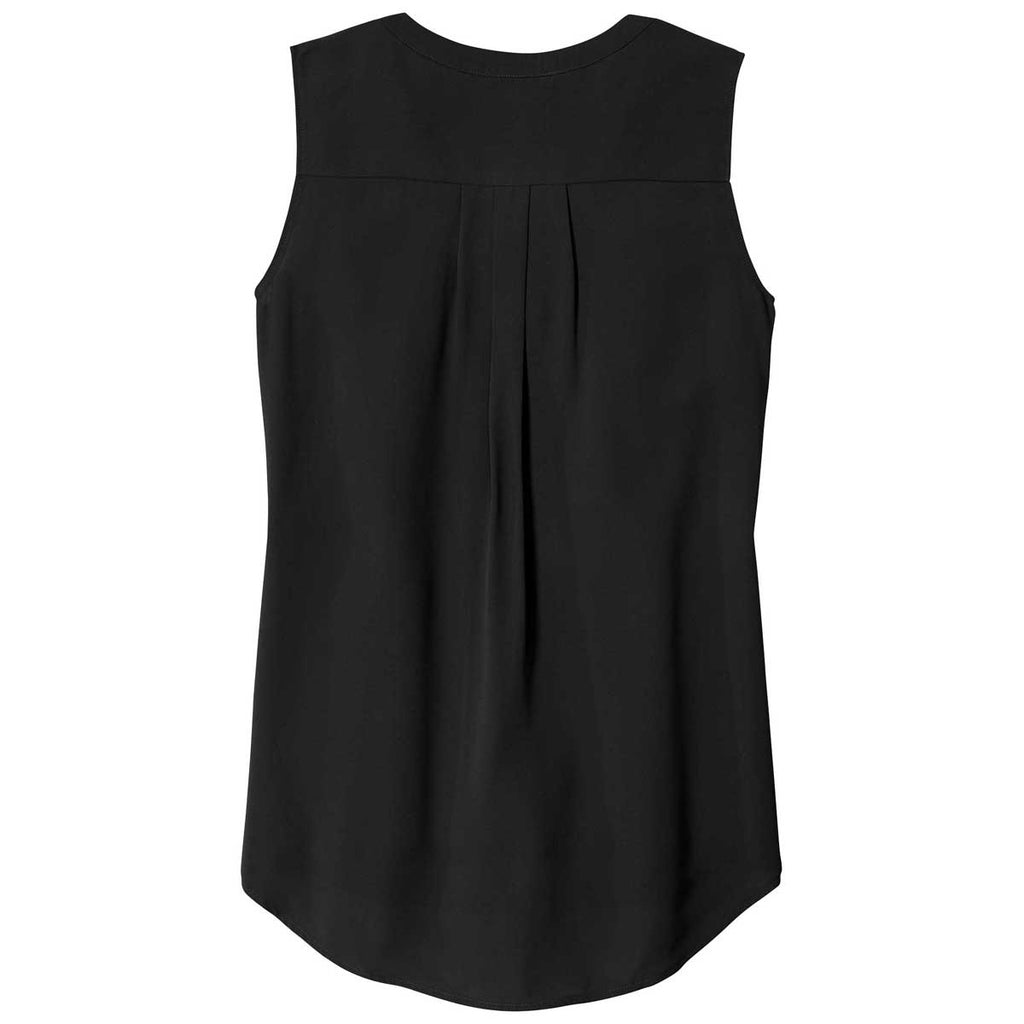 Port Authority Women's Black Sleeveless Blouse