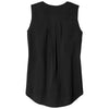 Port Authority Women's Black Sleeveless Blouse