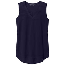 Port Authority Women's True Navy Sleeveless Blouse
