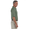 Harriton Men's Dill 6 oz. Ringspun Cotton Pique Short-Sleeve Polo