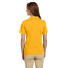 Harriton Women's Sunray Yellow 6 oz. Ringspun Cotton Pique Short-Sleeve Polo
