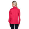 Harriton Women's Red Tactical Long-Sleeve Performance Polo