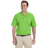 Harriton Men's Lime 5.6 oz. Easy Blend Polo