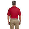 Harriton Men's Red 5 oz. Blend-Tek Polo
