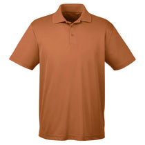 Harriton Men's Texas Orange 4 oz. Polytech Polo