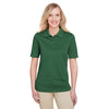 Harriton Women's Dark Green Advantage Snag Protection Plus Polo