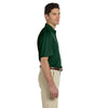 Harriton Men's Dark Green Double Mesh Polo