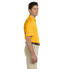 Harriton Men's Gold Double Mesh Polo