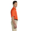 Harriton Men's Team Orange Double Mesh Polo