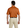 Harriton Men's Texas Orange Double Mesh Polo