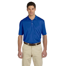Harriton Men's True Royal Double Mesh Polo