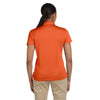 Harriton Women's Team Orange Double Mesh Polo