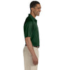 Harriton Men's Dark Green 3.8 oz. Polytech Mesh Insert Polo