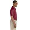 Harriton Men's Maroon 3.8 oz. Polytech Mesh Insert Polo