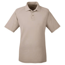 Harriton Men's Stone 3.8 oz. Polytech Mesh Insert Polo