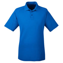 Harriton Men's True Royal 3.8 oz. Polytech Mesh Insert Polo