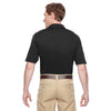 Harriton Men's Black Cayman Performance Polo