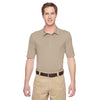 Harriton Men's Khaki Cayman Performance Polo