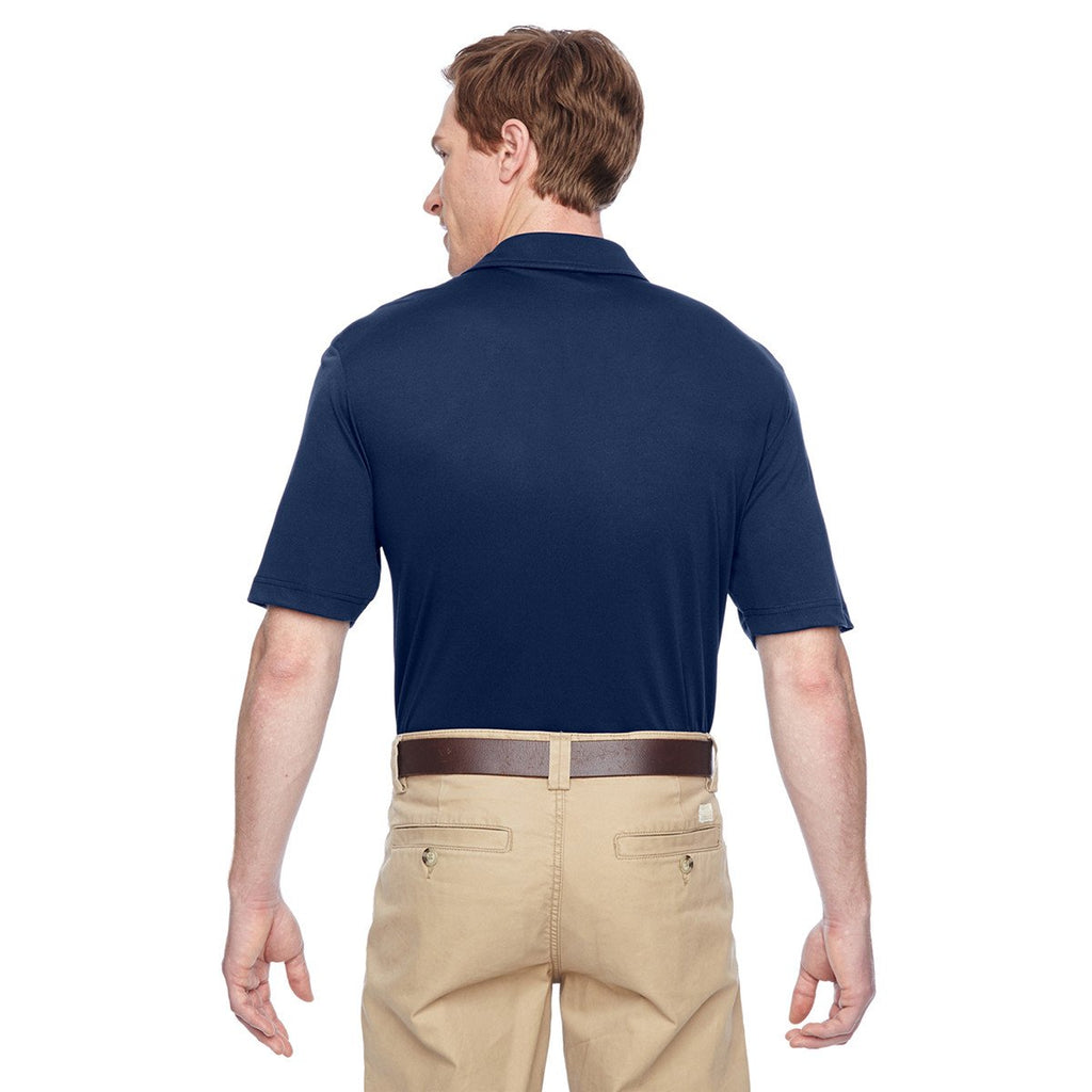 Harriton Men's Navy Cayman Performance Polo