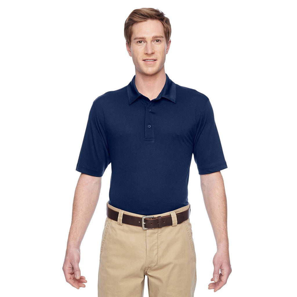 Harriton Men's Navy Cayman Performance Polo