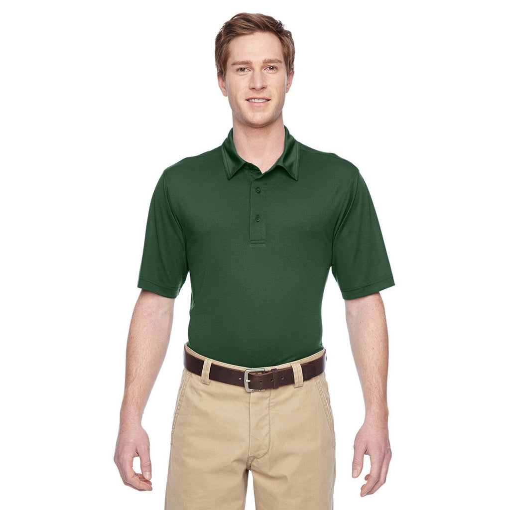 Harriton Men's Palm Green Cayman Performance Polo