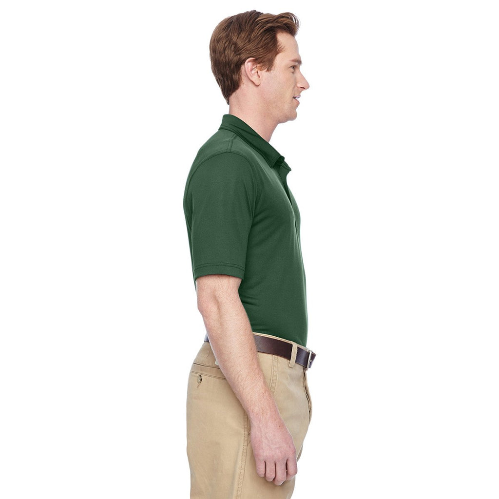Harriton Men's Palm Green Cayman Performance Polo