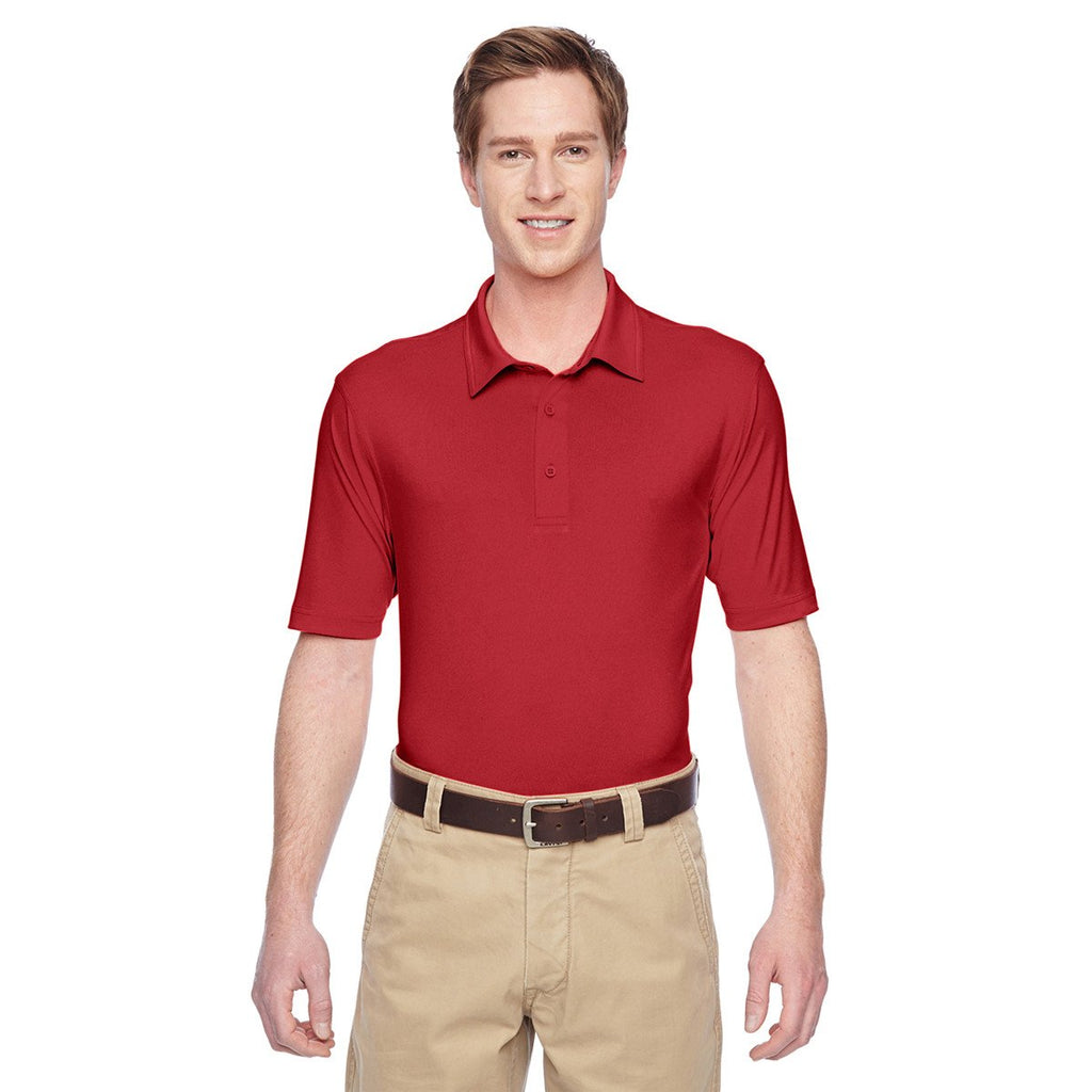 Harriton Men's Parrot Red Cayman Performance Polo