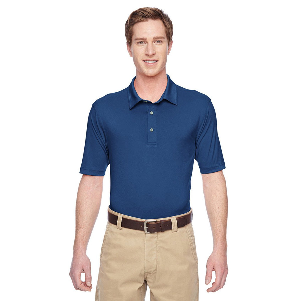 Harriton Men's Pool Blue Cayman Performance Polo