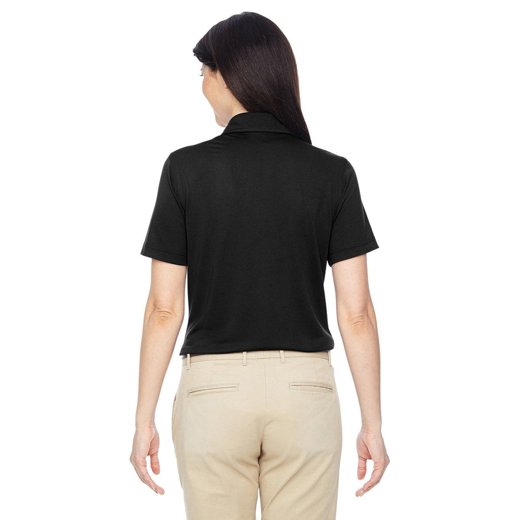 Harriton Women's Black Cayman Performance Polo