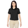 Harriton Women's Black Cayman Performance Polo