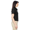 Harriton Women's Black Cayman Performance Polo