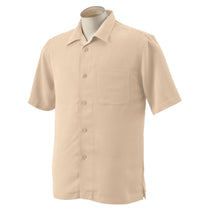 Harriton Men's Sand Bahama Cord Camp Shirt