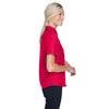 Harriton Women's Red Key West Short-Sleeve Performance Staff Shirt