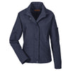 Harriton Women's Dark Navy Auxiliary Canvas Work Jacket