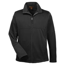 Harriton Men's Black Task Performance Fleece Full-Zip Jacket