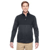 Harriton Men's Dark Charcoal Task Performance Fleece Full-Zip Jacket