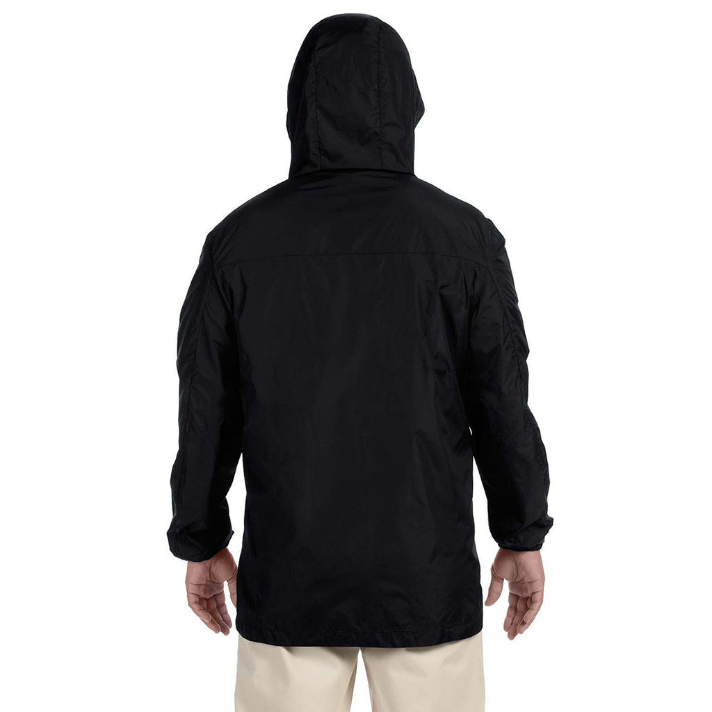 Harriton Men's Black Essential Rainwear
