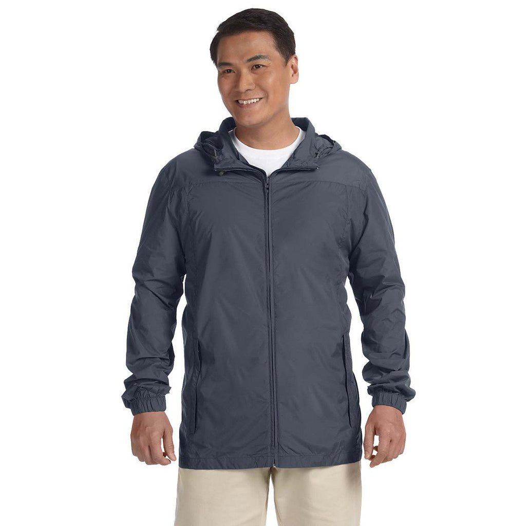 Harriton Men's Graphite Essential Rainwear