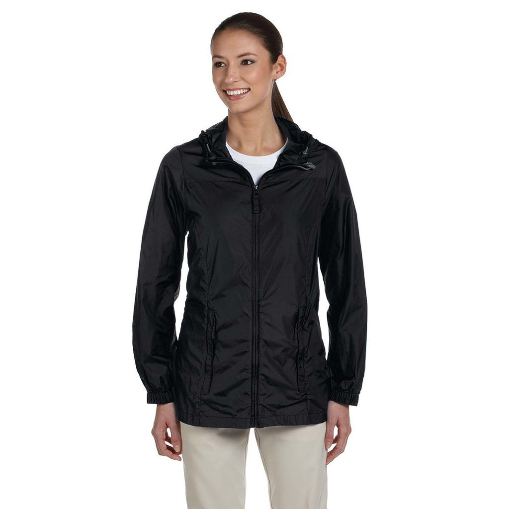 Harriton Women's Black Essential Rainwear