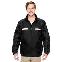 Harriton Men's Black Survey Fleece-Lined All-Season Jacket