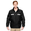 Harriton Men's Black Survey Fleece-Lined All-Season Jacket