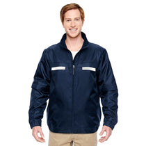 Harriton Men's Dark Navy Survey Fleece-Lined All-Season Jacket
