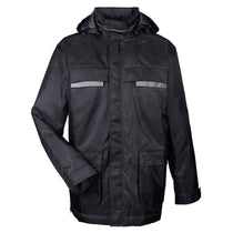Harriton Men's Black Axle Insulated Cargo Jacket