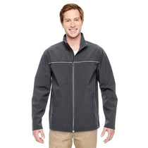 Harriton Men's Dark Charcoal Echo Soft Shell Jacket