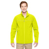 Harriton Men's Safety Yellow Echo Soft Shell Jacket