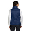 Harriton Women's New Navy Essential Polyfill Vest