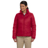 Harriton Women's Red Essential Polyfill Jacket