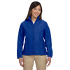 Harriton Women's True Royal 8 oz. Full-Zip Fleece