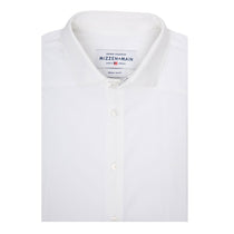 Mizzen+Main Men's White Manhattan Standard Fit Dress Shirt
